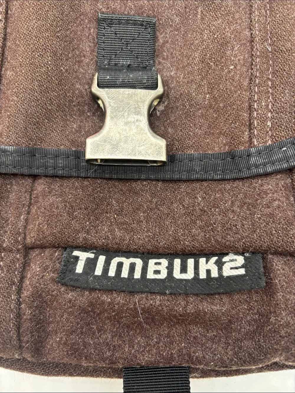 Timbuk2 Brown Wool Crossbody Small Messenger Bag